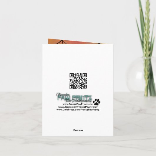 Halloween - Pug - Lily Lou Kaart (Achterkant)