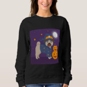 HALLOWEEN PUG MET PUMPKIN Essential T-Shirt 220 (Voorkant)