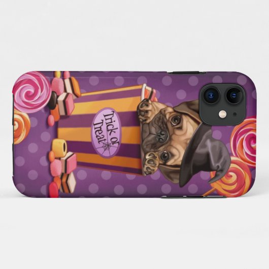Halloween Pug Puppy Case-Mate iPhone Case (Achterkant (horizontaal))