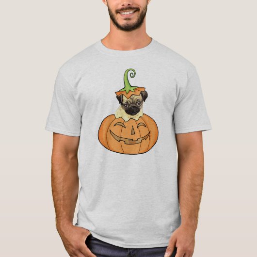 Halloween Pug T-shirt (Voorkant)