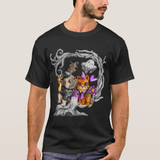 Halloween Pug T-shirt