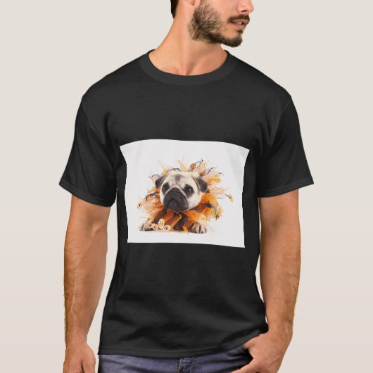 Halloween Pug T-shirt (Voorkant)