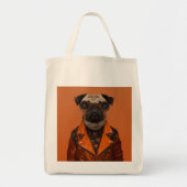 Halloween Pug Tote Bag (Voorkant)