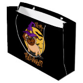Halloween Puggy Gift Bags Groot Cadeauzakje (Achterkant Gekanteld)