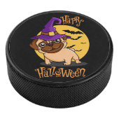 Halloween Puggy Hockey Puck (3/4)