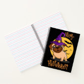 Halloween Puggy Notitieboek (Binnen)