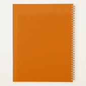 Halloween Puggy Planner (Achterkant)