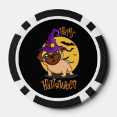 Halloween Puggy Poker Chips (Achterkant)