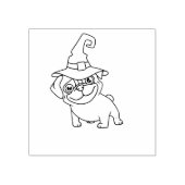 Halloween Puggy Stamp Rubberstempel (Afrduk)