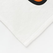 Halloween Pugkin, Pumpkin Pug Dog Fleece Deken (Hoek)