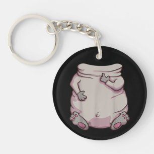 Halloween Pugs-hond Dieren Cosplay Sleutelhanger