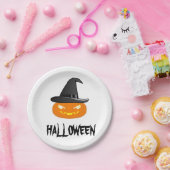 Halloween Pumkin Papieren Bordje (Feest)