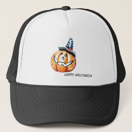 Halloween Pumkin Trucker Pet (Voorkant)