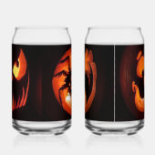 Halloween Pumkins Blikvorm Glas (Rechts)