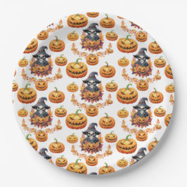 Halloween Pumpin Patch Papieren Bordje