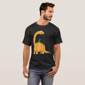 Halloween Pumpkasaurus - Oktober Dinosaur Pumpkin T-shirt (Voorkant volledig)