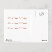 Halloween Pumpkin 001 Briefkaart (Achterkant)