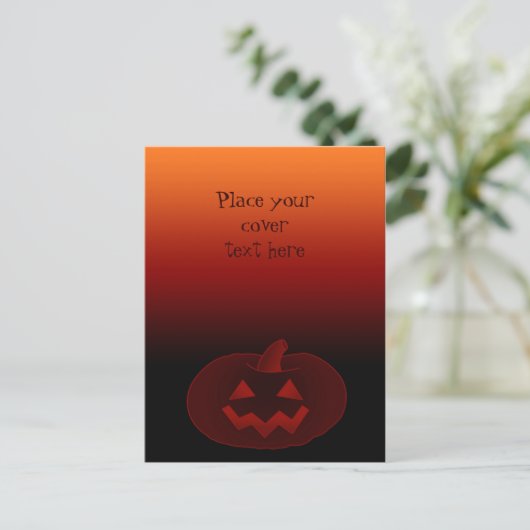 Halloween Pumpkin 002 Briefkaart (Staand voorkant)