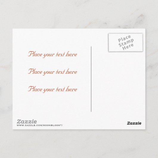 Halloween Pumpkin 002 Briefkaart (Achterkant)