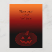 Halloween Pumpkin 002 Briefkaart (Voorkant)