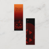 Halloween Pumpkin 002 Mini Visitekaartje (Voorkant / Achterkant)