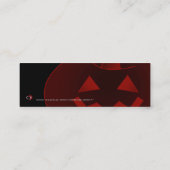 Halloween Pumpkin 002 Mini Visitekaartje (Achterkant)