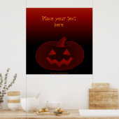 Halloween Pumpkin 002 Poster (Keuken)