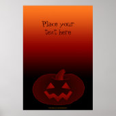 Halloween Pumpkin 002 Poster (Voorkant)