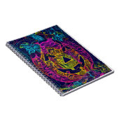 Halloween pumpkin A.I. foto leuk Notitieboek (Rechterzijde)