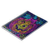 Halloween pumpkin A.I. foto leuk Notitieboek (Linkerzijde)