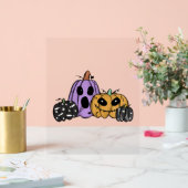 Halloween Pumpkin Acryl Bord (Huwelijk)