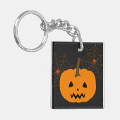 Halloween Pumpkin Acrylische Sleutelhanger (Voorkant Links)