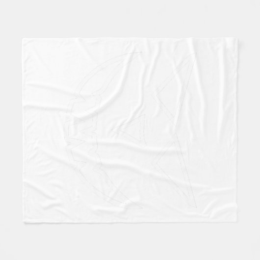 Halloween Pumpkin Angry Face Fleece Deken (Voorkant (Horizontaal))