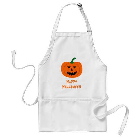 Halloween Pumpkin Apron Standaard Schort (Voorkant)