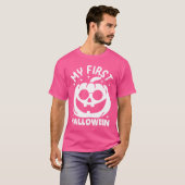 Halloween Pumpkin Baby Mijn eerste Halloween meisj T-shirt (Voorkant volledig)