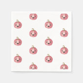 Halloween Pumpkin Baby shower Paper Napkin Servet (Voorkant)