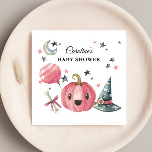 Halloween Pumpkin Baby shower Paper Napkin Servet