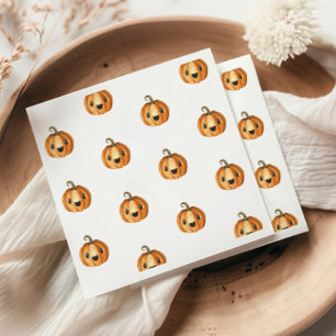 Halloween Pumpkin Baby shower Paper Napkin Servet