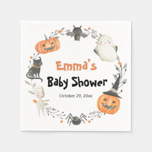 Halloween Pumpkin Baby shower Paper Napkin Servet