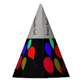 Halloween Pumpkin Balloons Boo Birthday Petten Feesthoedjes (Achterkant)