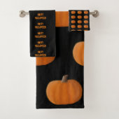 Halloween Pumpkin Bath-handdoekset Bad Handdoek (Insitu)