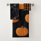 Halloween Pumpkin Bath-handdoekset Bad Handdoek (Insitu)