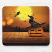 Halloween Pumpkin Bats & Witches #3 Muismat (Voorkant)