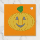 Halloween Pumpkin Bedankjes Labels (Achterkant)