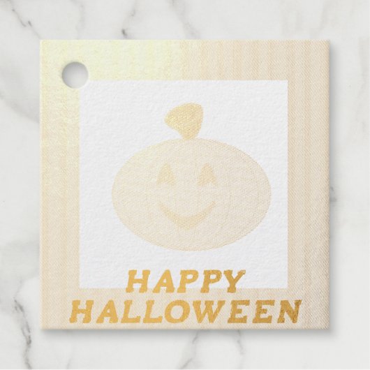 Halloween Pumpkin Bedankjes Labels (Voorkant)