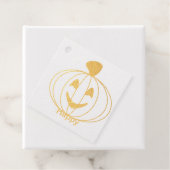 Halloween Pumpkin Bedankjes Labels (Met doos)