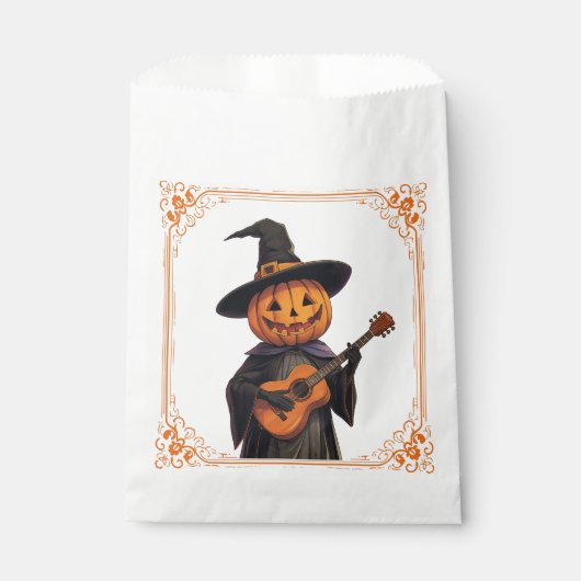 Halloween Pumpkin Bedankzakje (Voorkant)