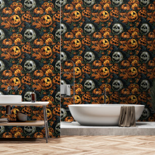 Halloween Pumpkin Behang