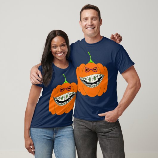 Halloween Pumpkin bekrast orthodontics Horror T-shirt (Unisex)