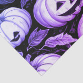 Halloween Pumpkin Black Gift Tissuepapier (Detail)